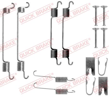 Zestaw akcesoriów, szczęki hamulcowe QUICK BRAKE 105-0797