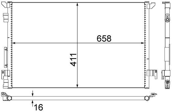 Skraplacz, klimatyzacja MAHLE AC294000S