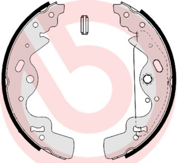 Zestaw szczęk hamulcowych BREMBO S 44 506