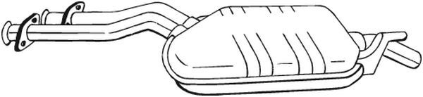 Tłumik środkowy BOSAL 175-191