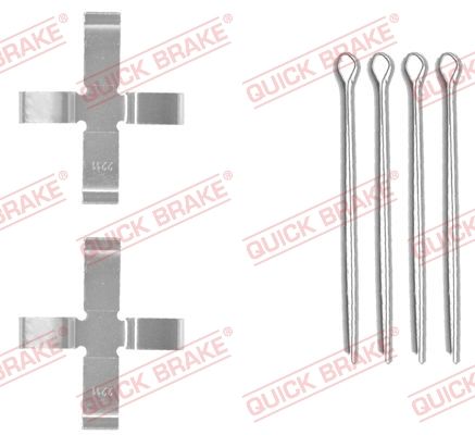 Zestaw akcesoriów, klocki hamulcowe QUICK BRAKE 109-0949