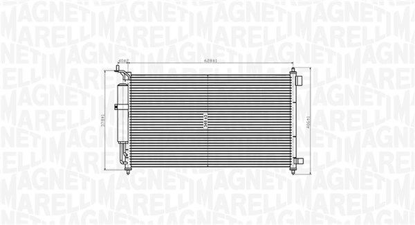 Skraplacz, klimatyzacja MAGNETI MARELLI 350203829000