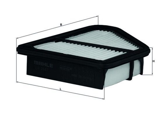 Filtr powietrza MAHLE LX2647
