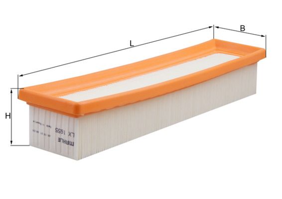 Filtr powietrza KNECHT LX 1655