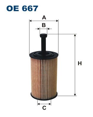 Filtr oleju FILTRON oe 667