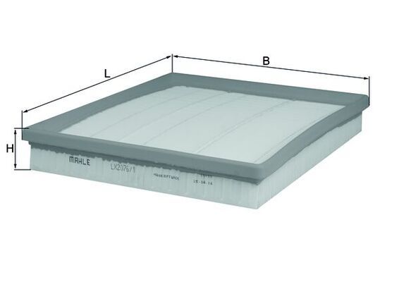 Filtr powietrza KNECHT LX 2076/1