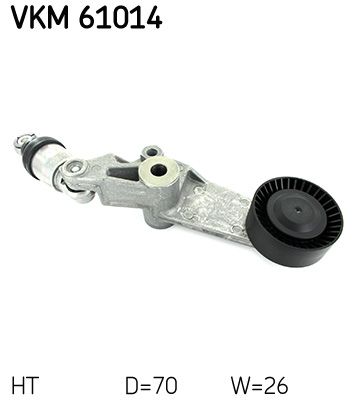Rolka napinacza, pasek klinowy wielorowkowy SKF VKM 61014