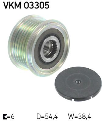 Alternator - sprzęgło jednokierunkowe SKF vkm 03305
