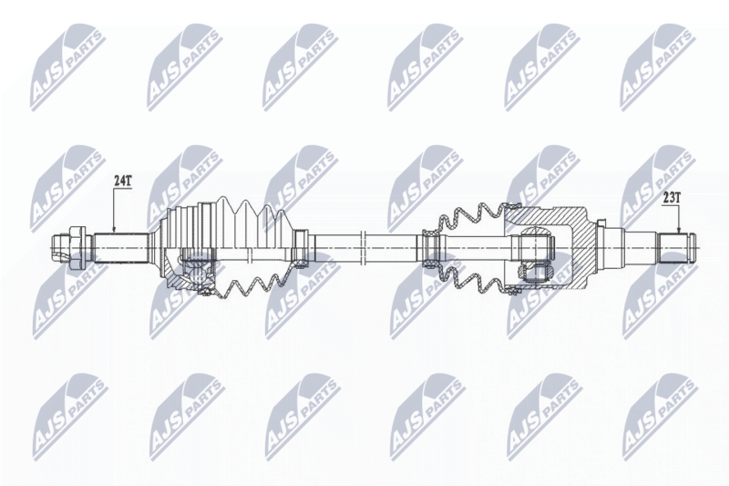Wał napędowy NTY NPW-TY-094
