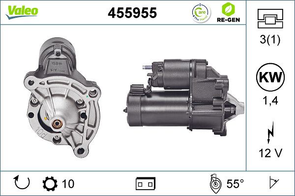 Rozrusznik VALEO 455955