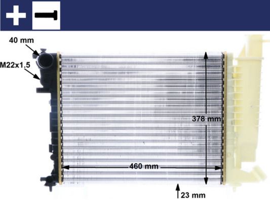 Chłodnica, układ chłodzenia silnika MAHLE CR2205000S