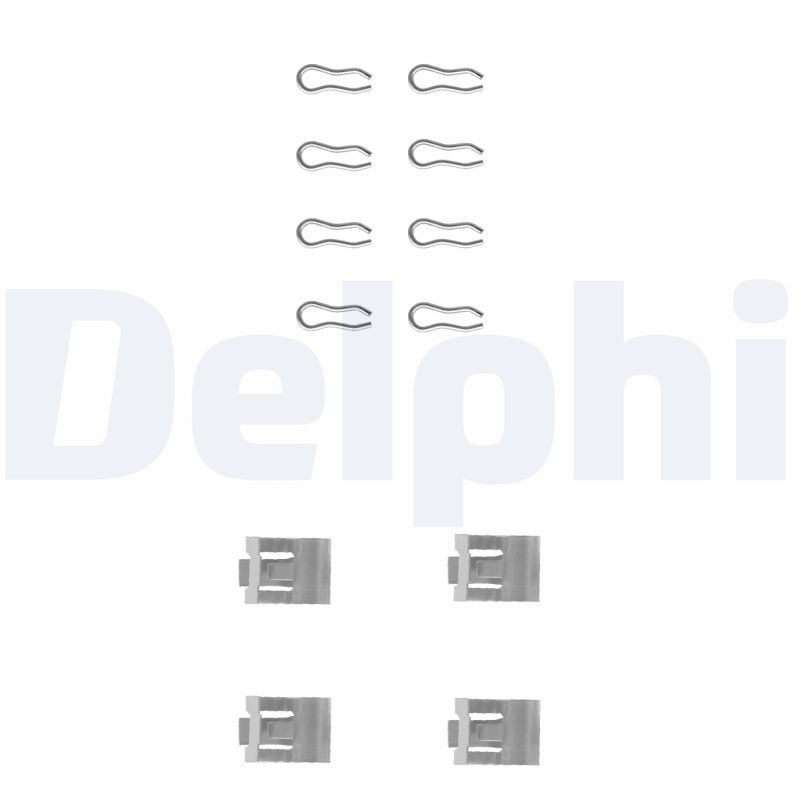 Zestaw akcesoriów, klocki hamulcowe DELPHI LX0075