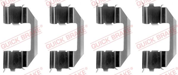Zestaw akcesoriów, klocki hamulcowe QUICK BRAKE 109-1258