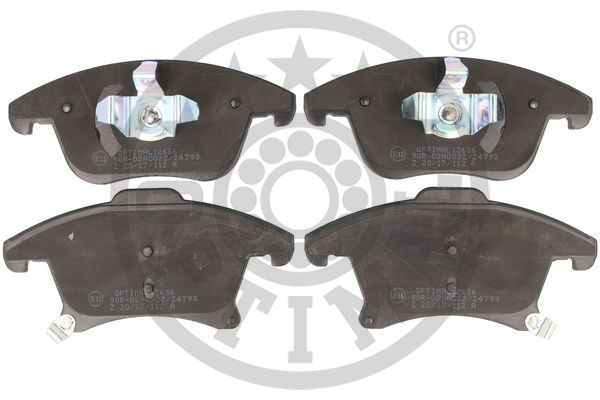 Zestaw klocków hamulcowych, hamulce tarczowe OPTIMAL BP-12636