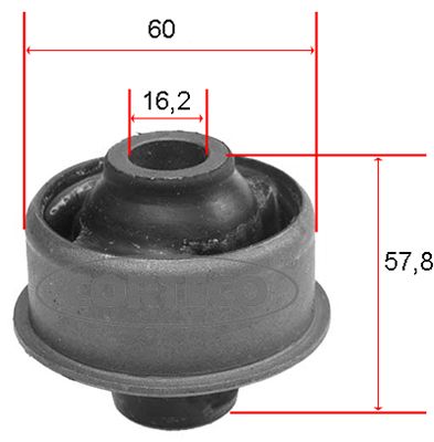 Łożyskowanie, wahacz CORTECO 21652805