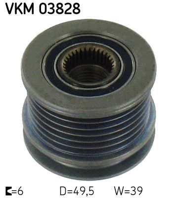 Alternator - sprzęgło jednokierunkowe SKF VKM03828