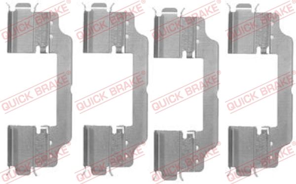 Zestaw akcesoriów, klocki hamulcowe QUICK BRAKE 109-1716