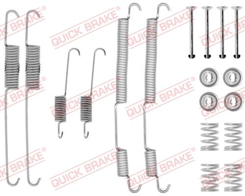 Zestaw akcesoriów, szczęki hamulcowe QUICK BRAKE 105-0755