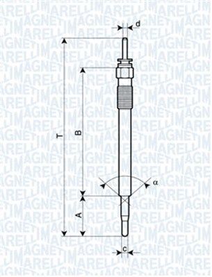Świeca żarowa MAGNETI MARELLI 062900086304