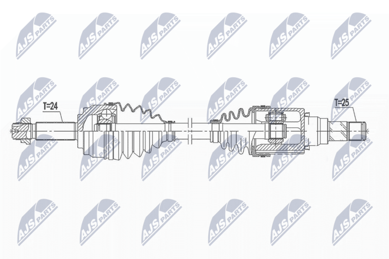 Wał napędowy NTY NPW-MS-063