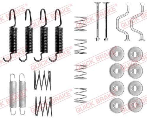 Zestaw akcesoriów, szczęki hamulcowe hamulca postojowego QUICK BRAKE 105-0816