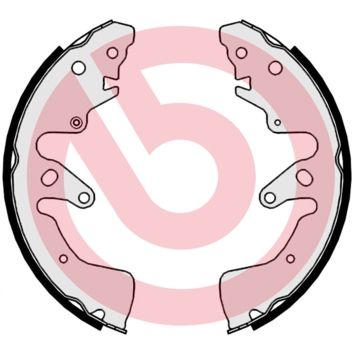Zestaw szczęk hamulcowych BREMBO S 79 524