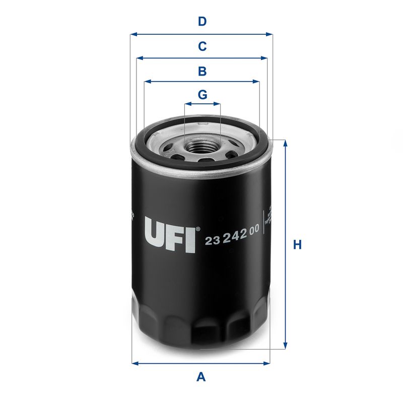 Filtr oleju UFI 23.242.00