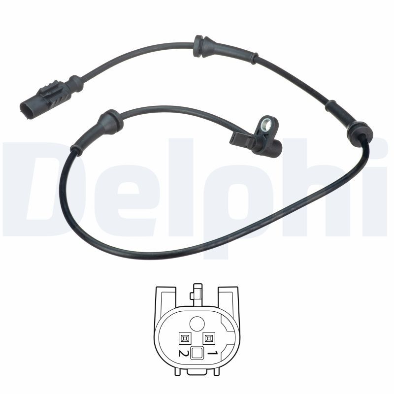 Czujnik, prędkość obrotowa koła DELPHI SS20597