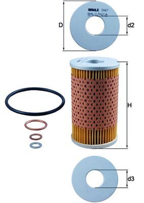 Filtr oleju KNECHT OX 47D