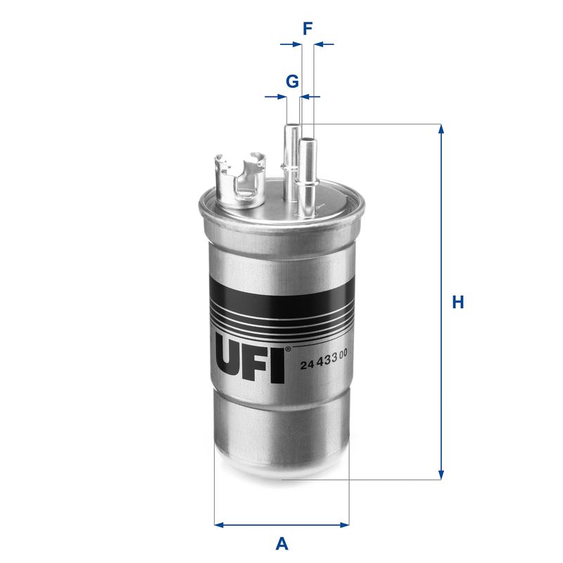 Filtr paliwa UFI 24.433.00