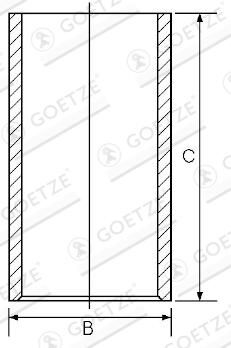 Tuleja cylindrowa GOETZE ENGINE 14-014730-00