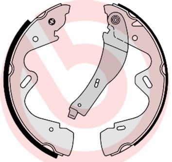 Zestaw szczęk hamulcowych BREMBO S 56 517
