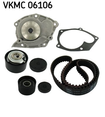 Pompa wody + zestaw paska rozrządu SKF VKMC 06106