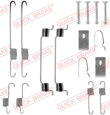 Zestaw akcesoriów, szczęki hamulcowe QUICK BRAKE 105-0699