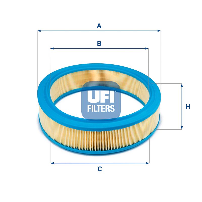 Filtr powietrza UFI 30.118.01