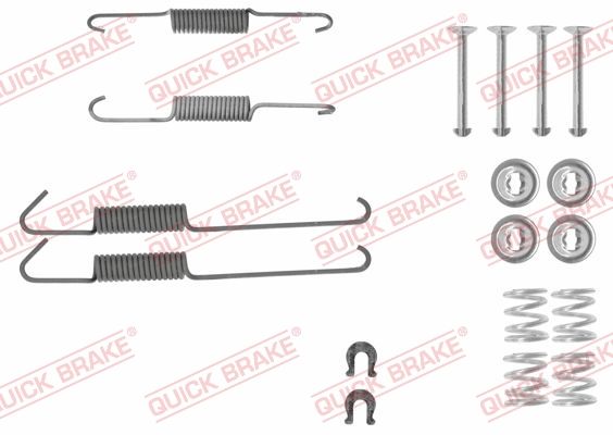 Zestaw akcesoriów, szczęki hamulcowe QUICK BRAKE 105-0002