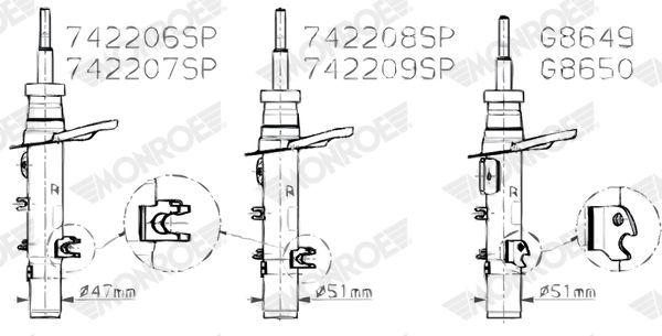 Amortyzator MONROE 742207SP