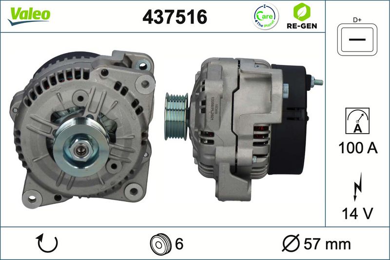 Alternator VALEO 437516