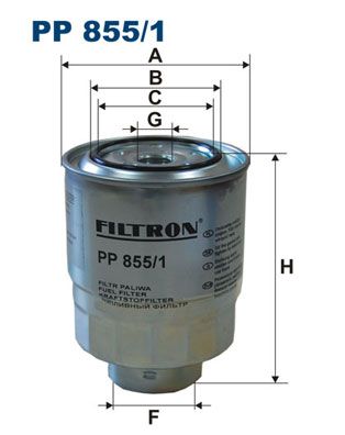 Filtr paliwa FILTRON pp 855/1