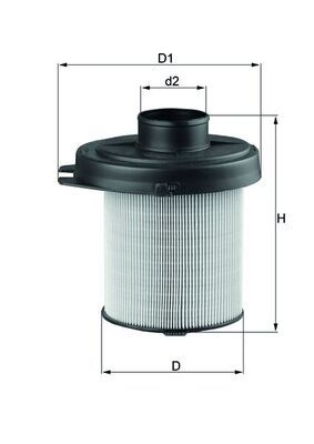 Filtr powietrza MAHLE LX291