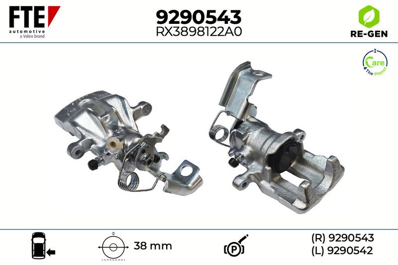 Zacisk hamulca FTE 9290543
