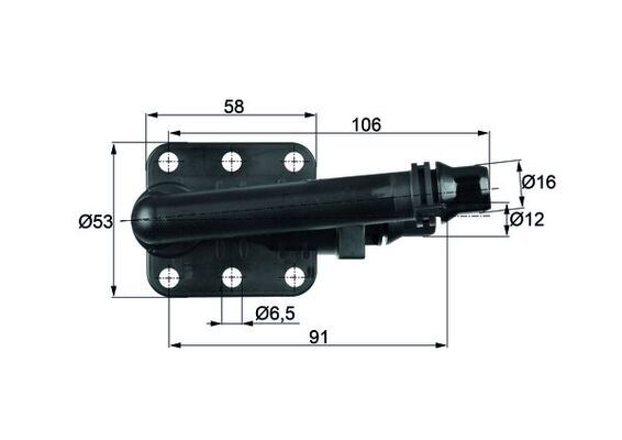 Termostat, chłodzenie oleju MAHLE TO582