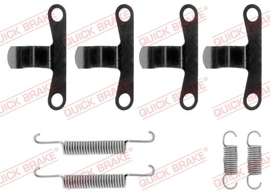 Zestaw akcesoriów, szczęki hamulcowe hamulca postojowego QUICK BRAKE 105-0594