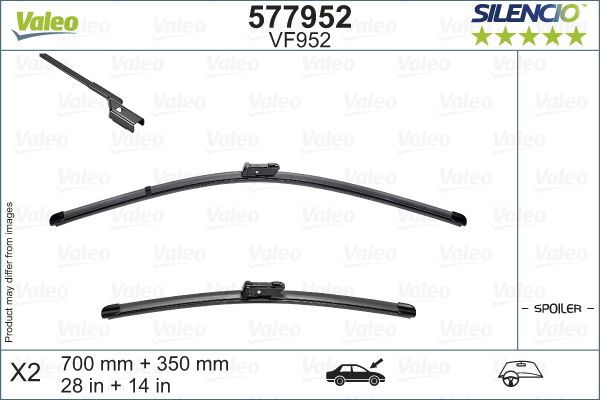 Pióro wycieraczki VALEO 577952