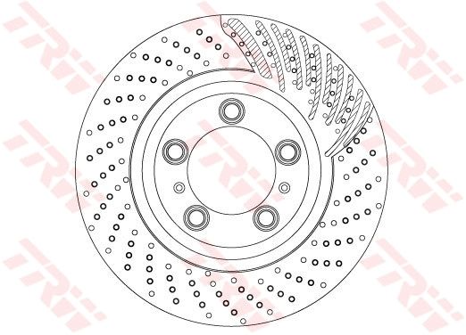 Tarcza hamulcowa TRW DF6721S