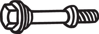 Śruba, system wydechowy BOSAL 258-943