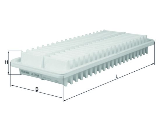 Filtr powietrza MAHLE LX2634