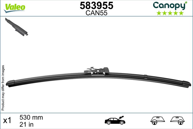Pióro wycieraczki VALEO 583955