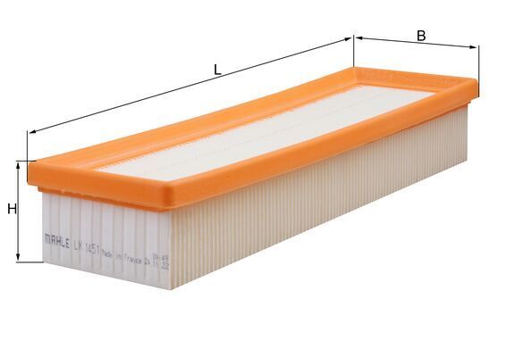 Filtr powietrza KNECHT LX 1451