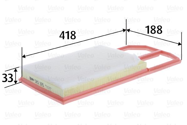 Filtr powietrza VALEO 585395